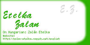 etelka zalan business card